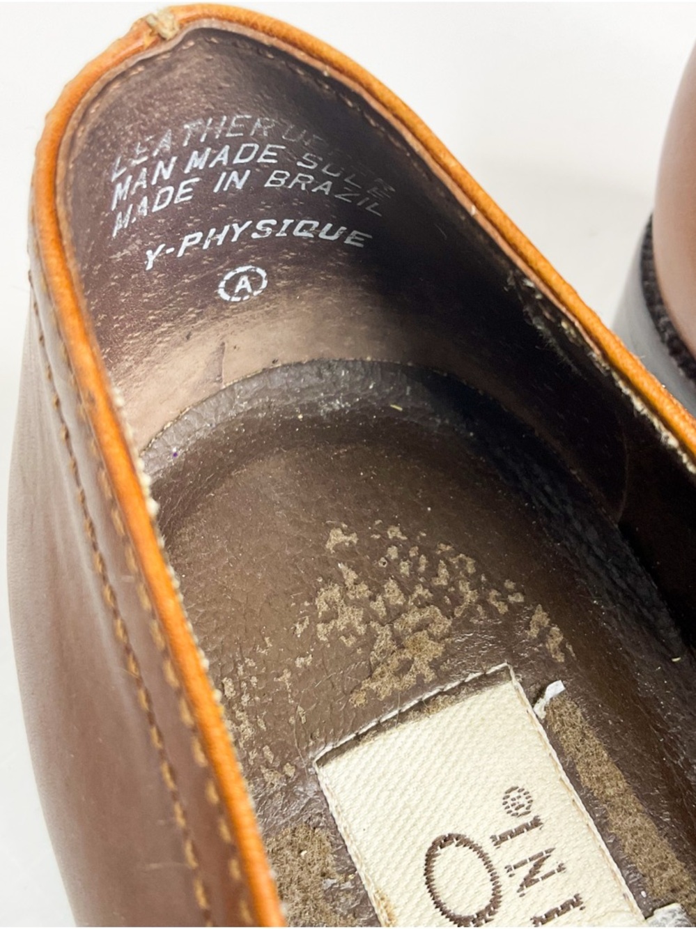 Vintage Enzo Angiolini Tan Woven Leather Loafers 10 - Picture 6 of 9